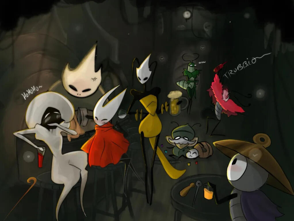 Background, full coloring, full rendering, multiple characters